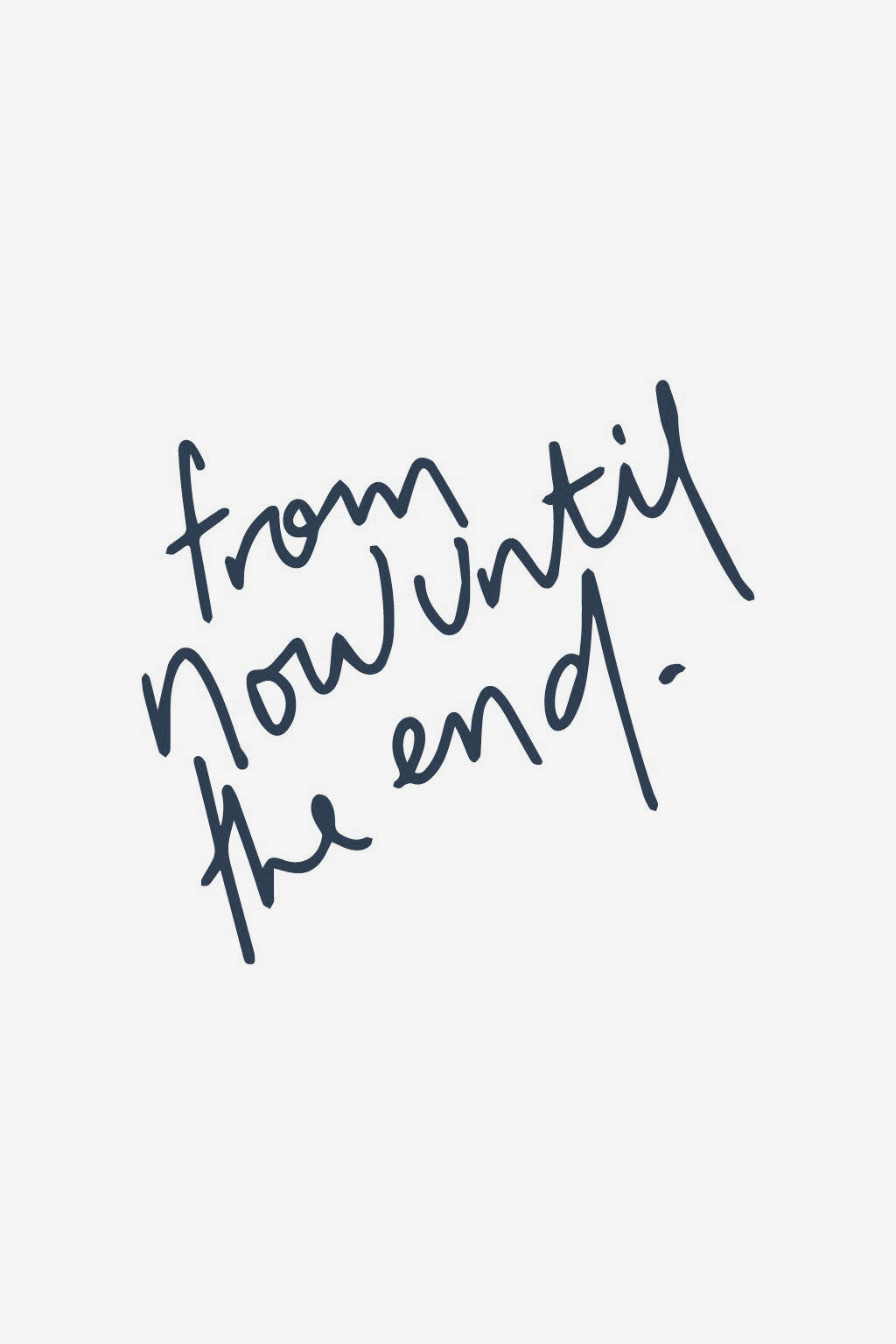 De ahora hasta el final