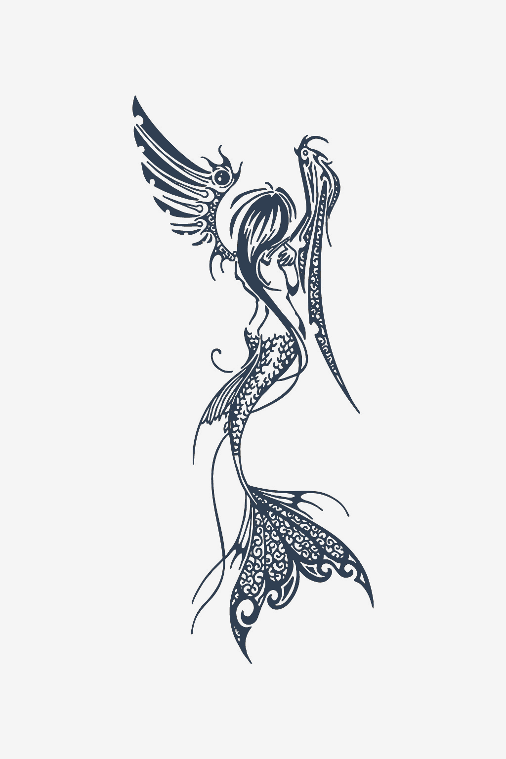 Sirena alada