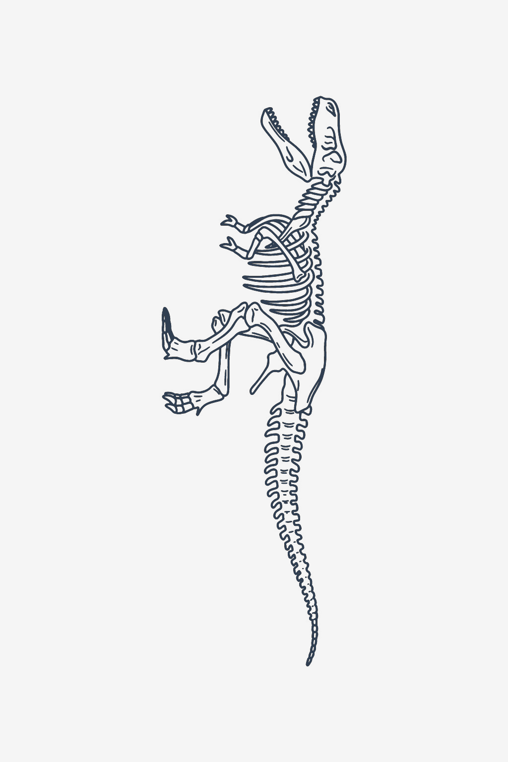 Esqueleto de tiranosaurio rex
