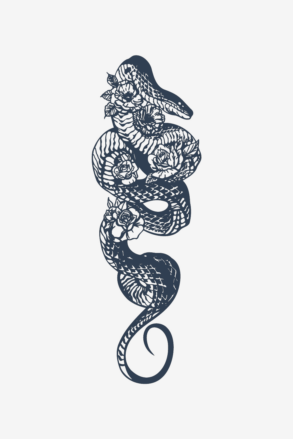 Serpiente Floral