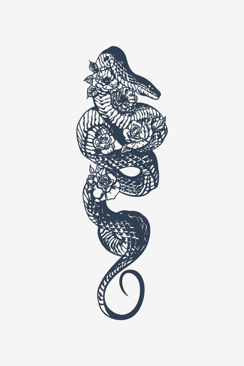 Serpiente Floral