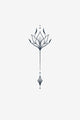 Lotus Ornamental - tatuaj temporar Inklabs