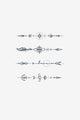 Set Ornamental - tatuaj temporar Inklabs